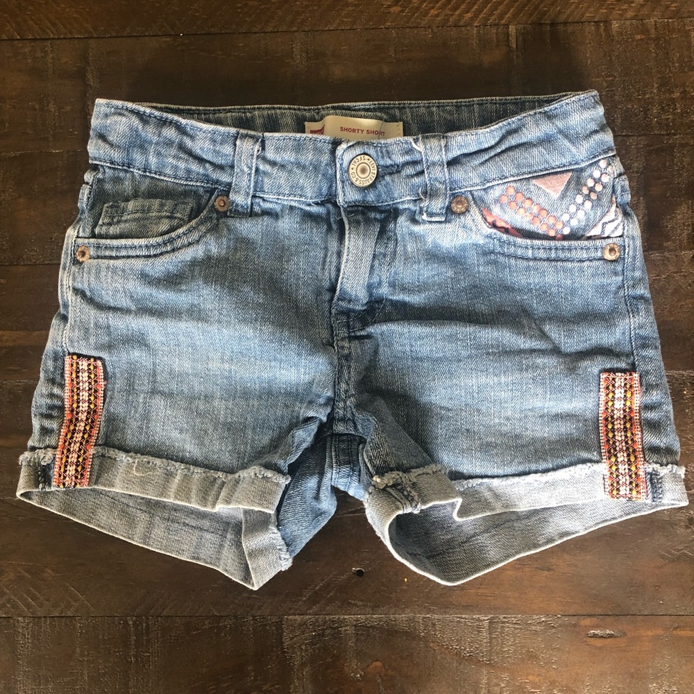 Levi’s Shorty Shorts - Girls Size 8